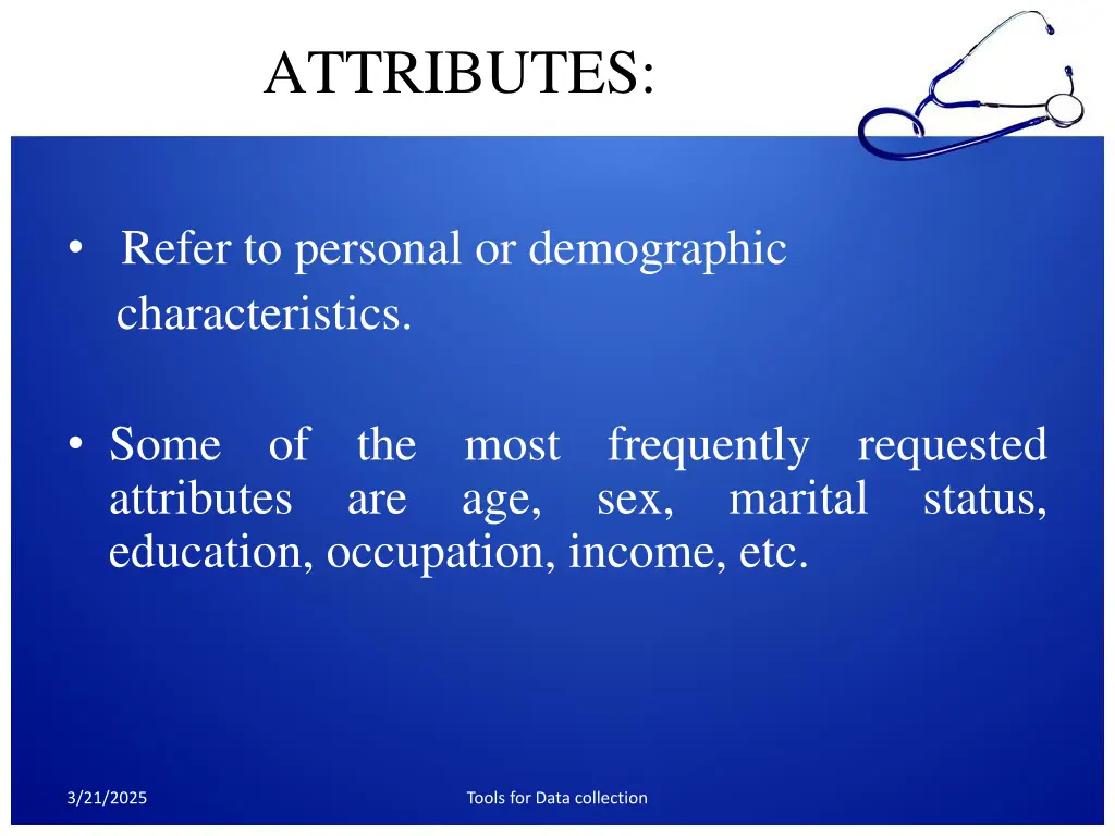 attributes