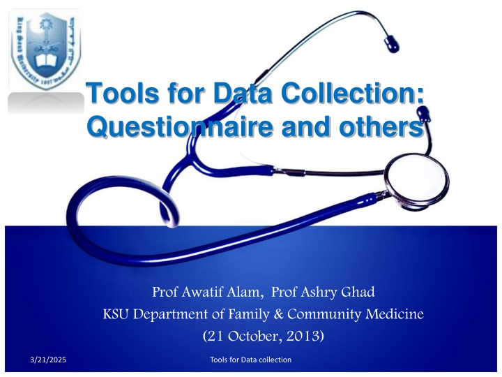 tools for data collection questionnaire and others