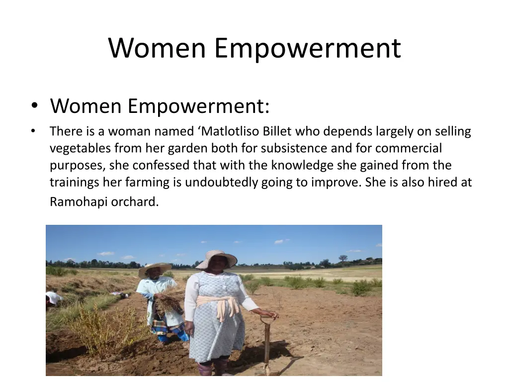 women empowerment