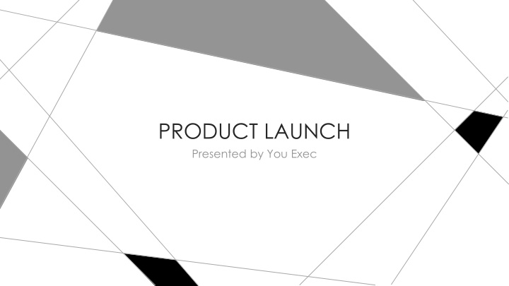 product launch presented by you exec