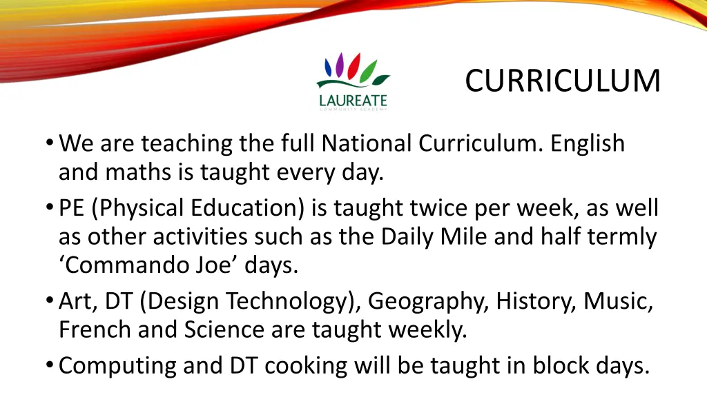 curriculum