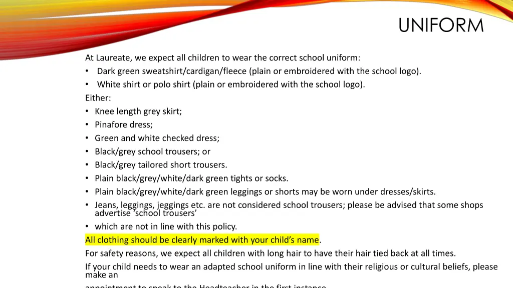 uniform
