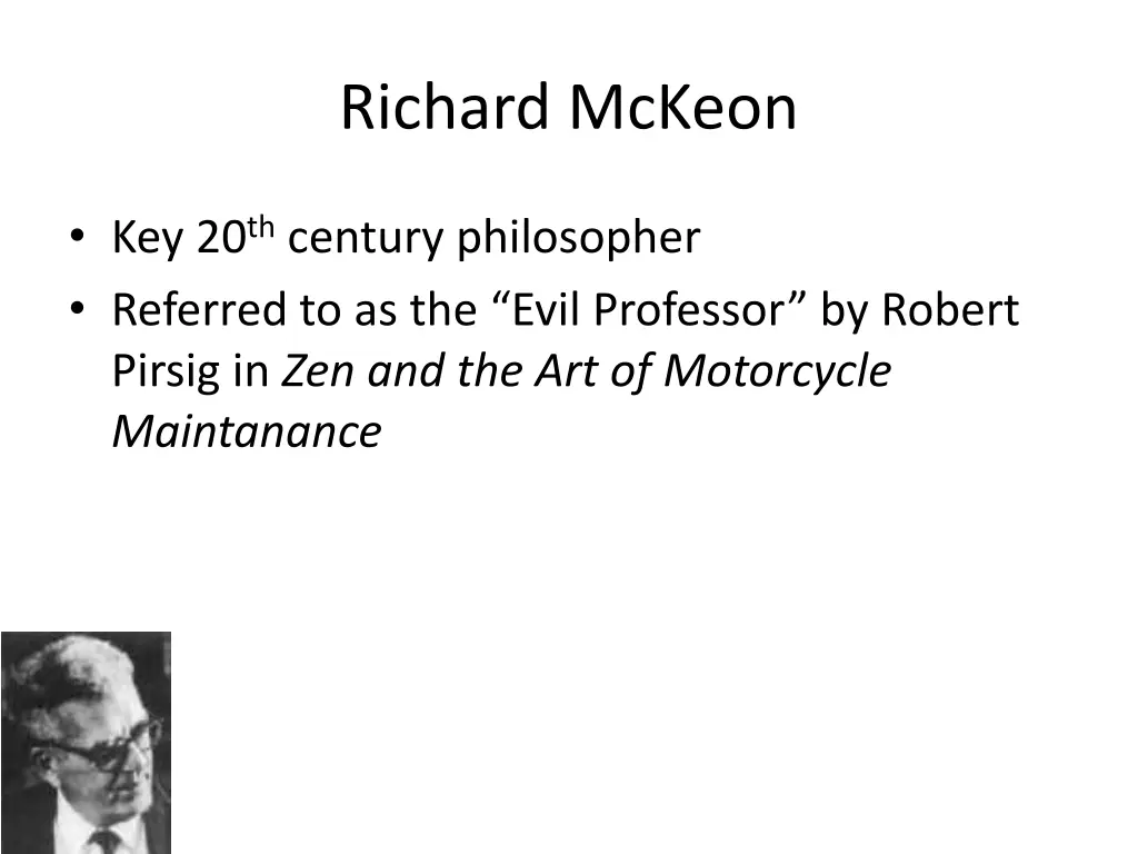 richard mckeon