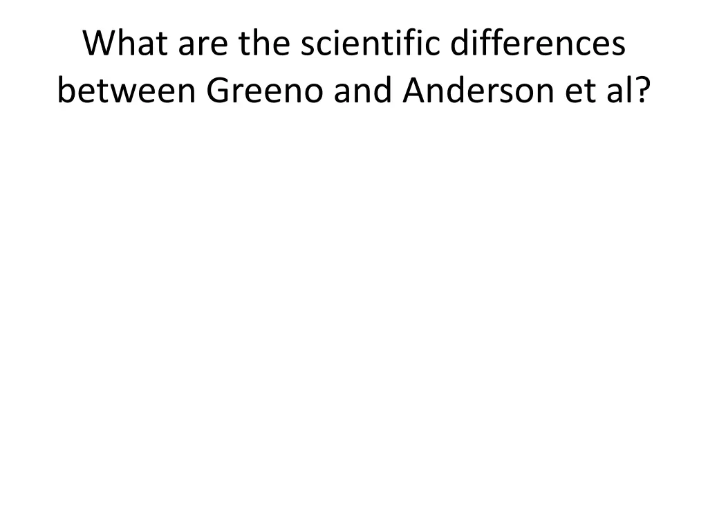 what are the scientific differences between