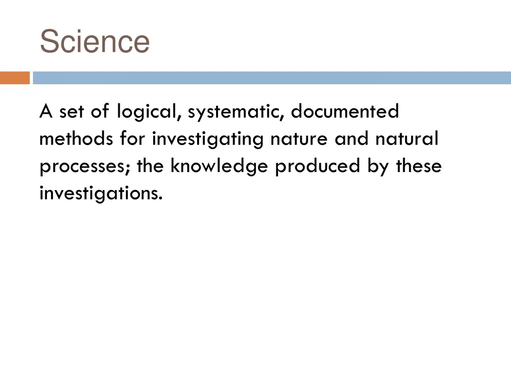 science