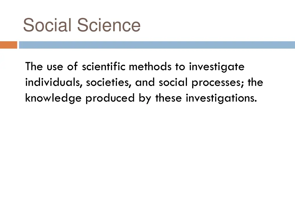 social science