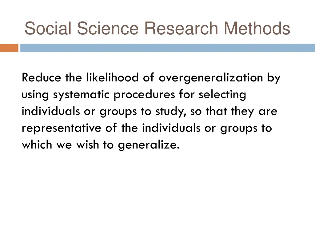 social science research methods