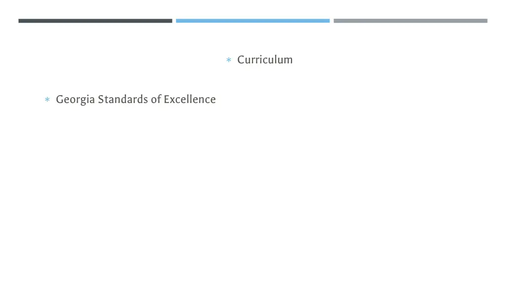 curriculum