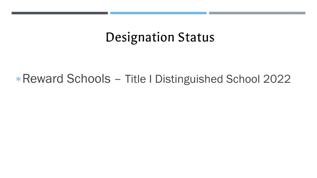 designation status