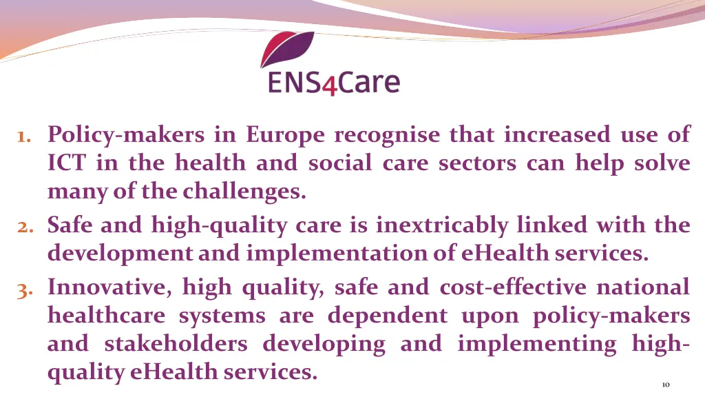 1 policy makers in europe recognise that