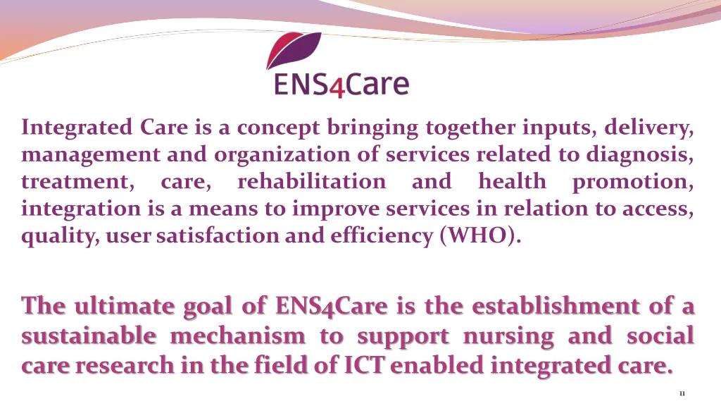 integrated care is a concept bringing together