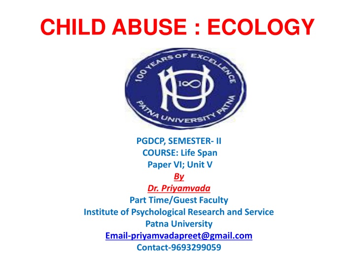 child abuse ecology