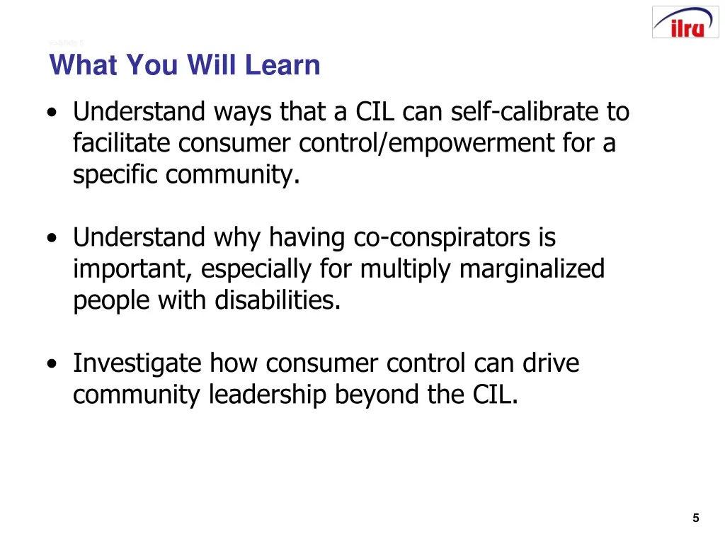 slide 5 what you will learn understand ways that