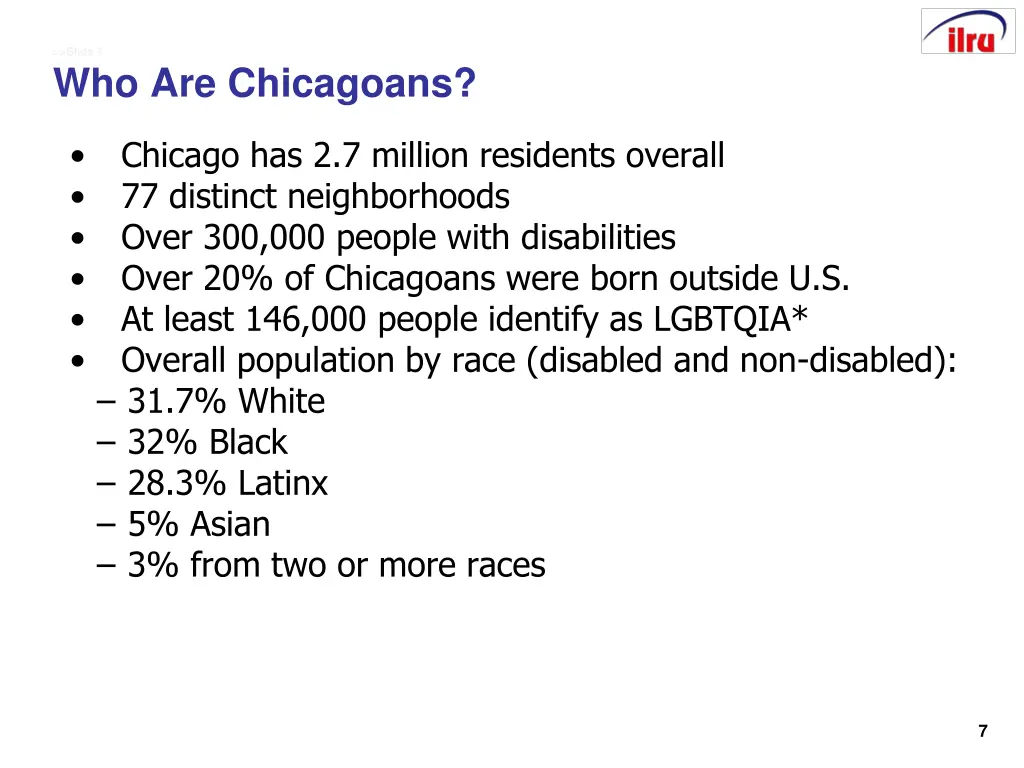 slide 7 who are chicagoans