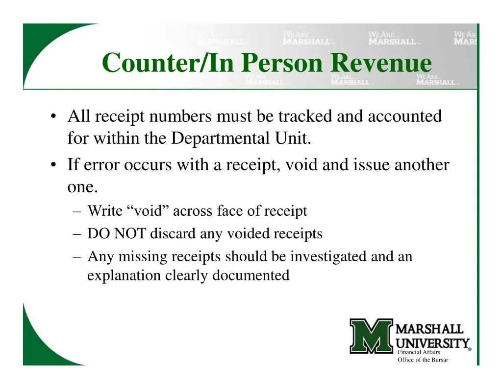 counter in person revenue 2