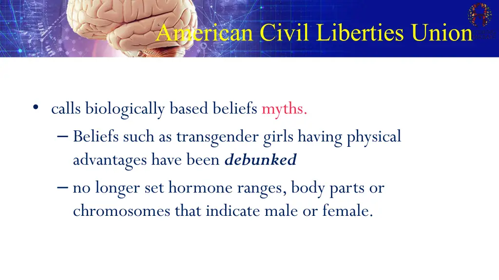 american civil liberties union