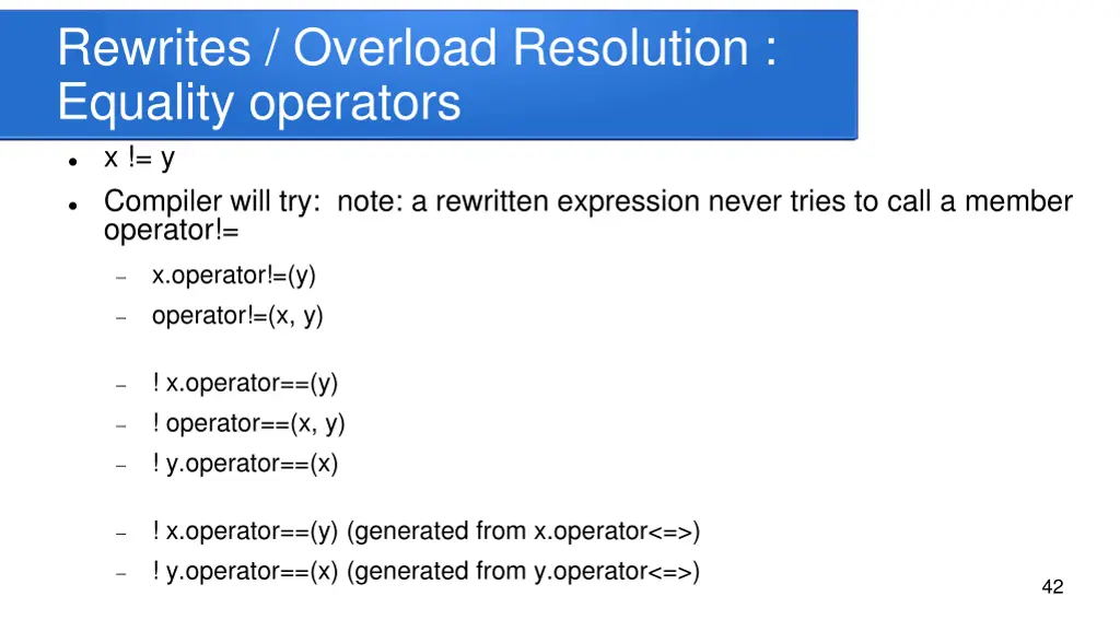 rewrites overload resolution equality operators