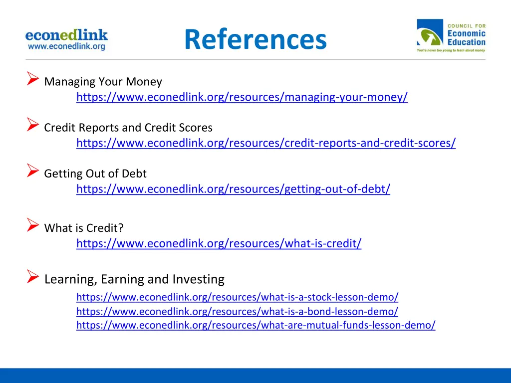 references