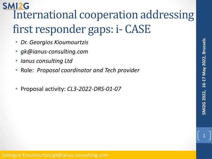 internationalcooperation addressing first