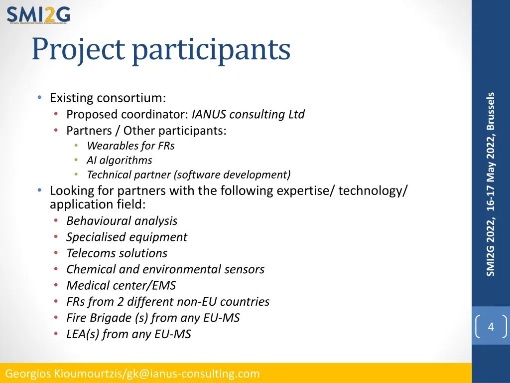 project participants