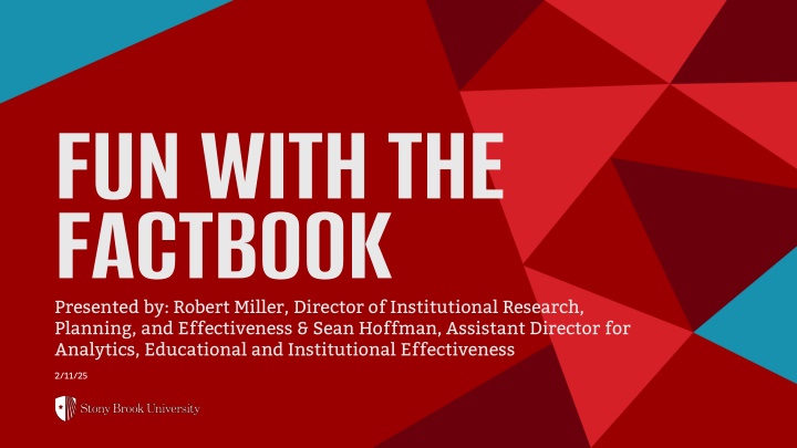 fun with the factbook presented by robert miller