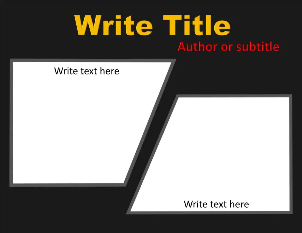 write text here 1