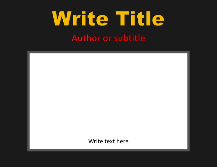 write text here