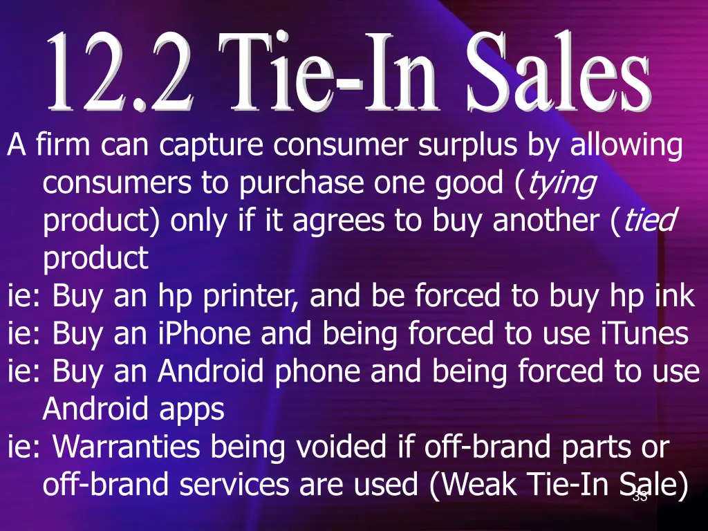 12 2 tie in sales