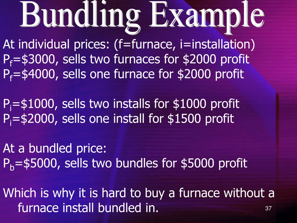 bundling example 1