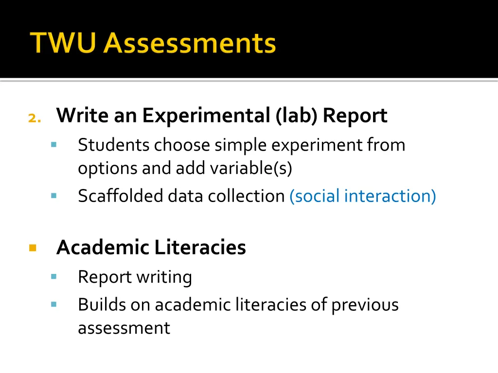 2 write an experimental lab report students