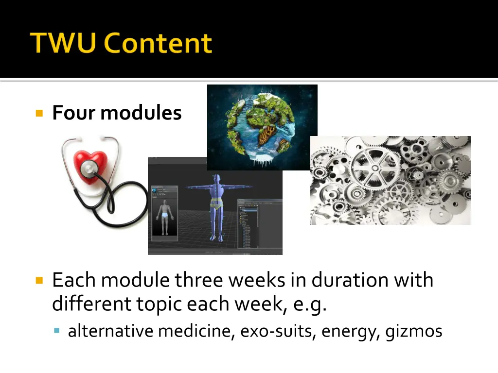 four modules