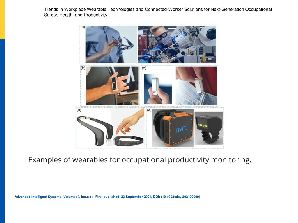 trends in workplace wearable technologies 2