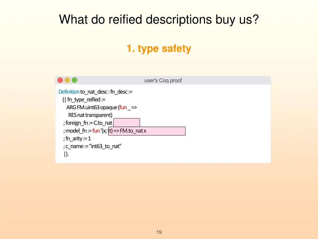 what do reified descriptions buy us