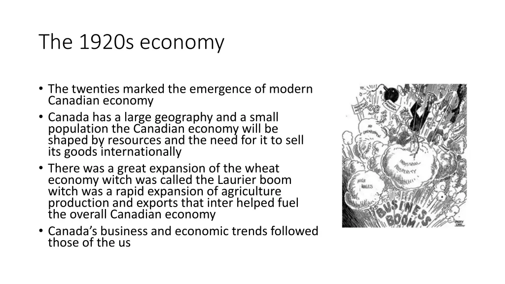 the 1920s economy