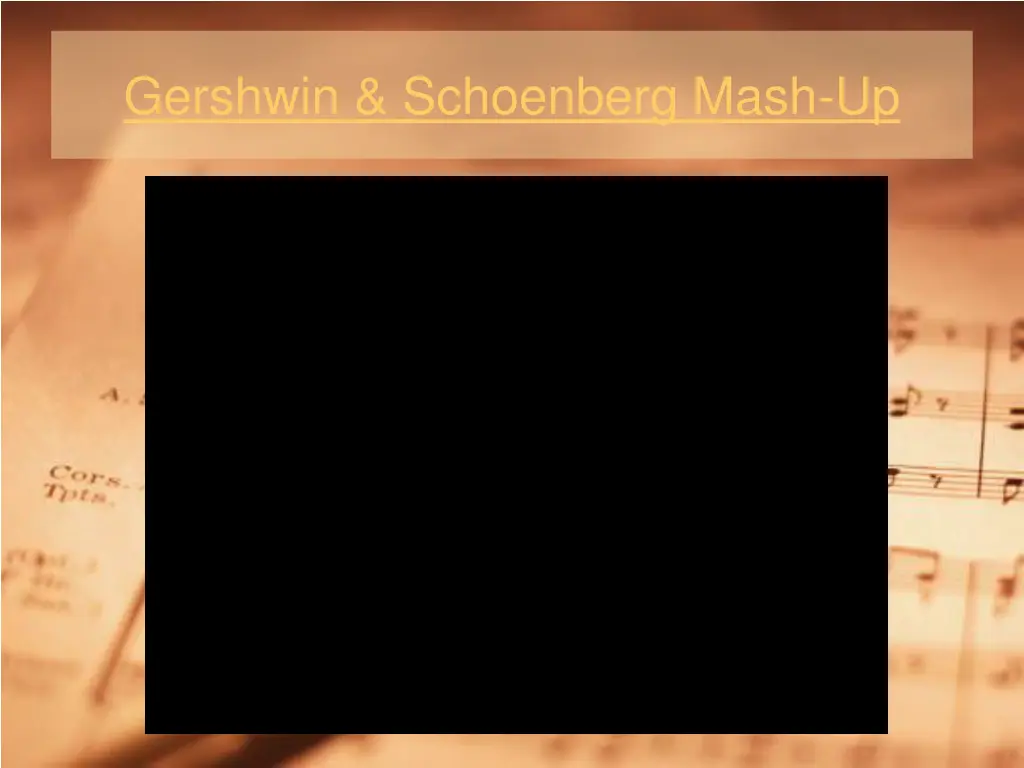 gershwin schoenberg mash up
