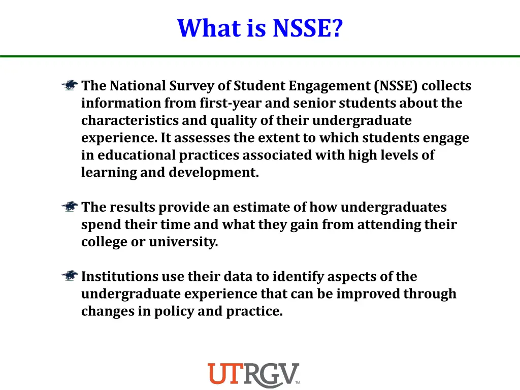 what is nsse