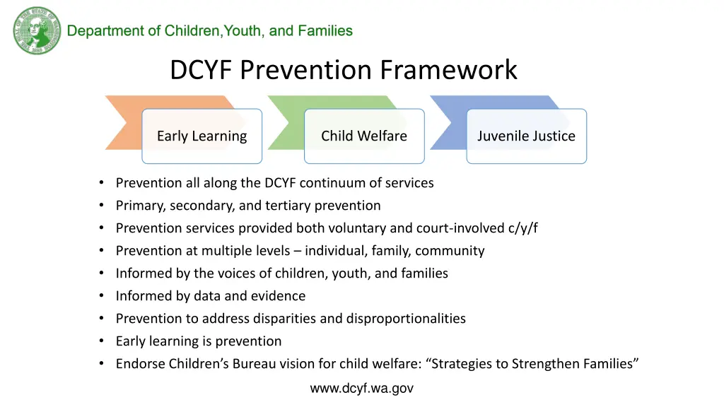 dcyf prevention framework