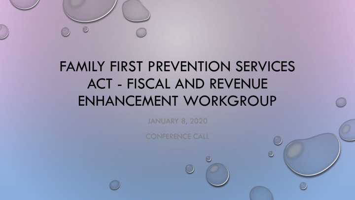 family first prevention services act fiscal