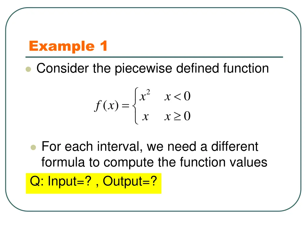 example 1 1