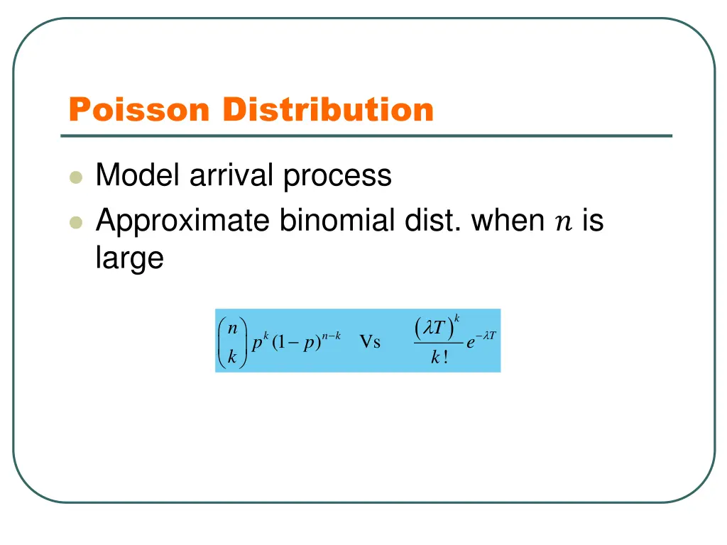 poisson distribution