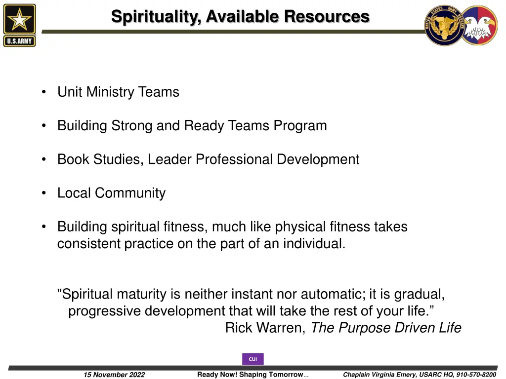 spirituality available resources