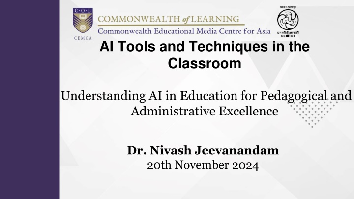 ai tools and techniques in the classroom