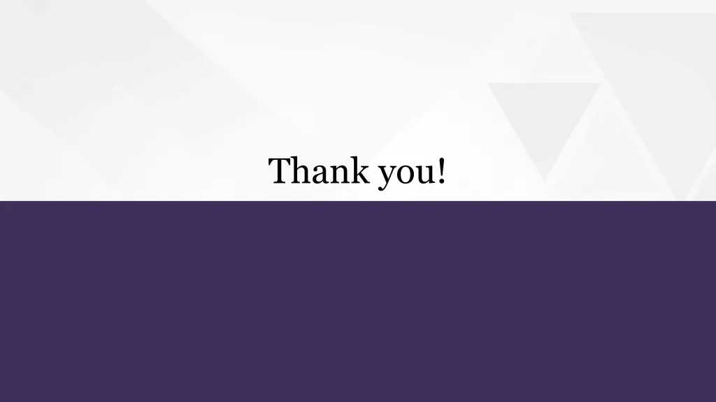 thank you