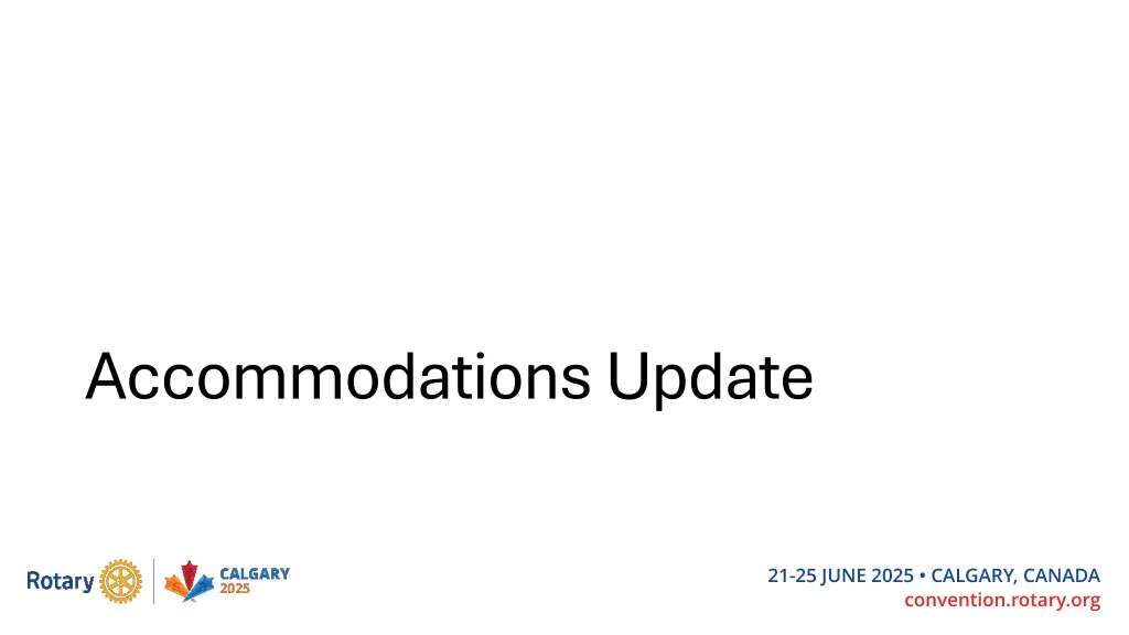 accommodations update