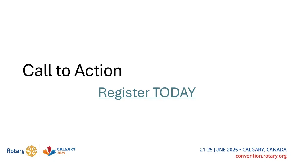 call to action