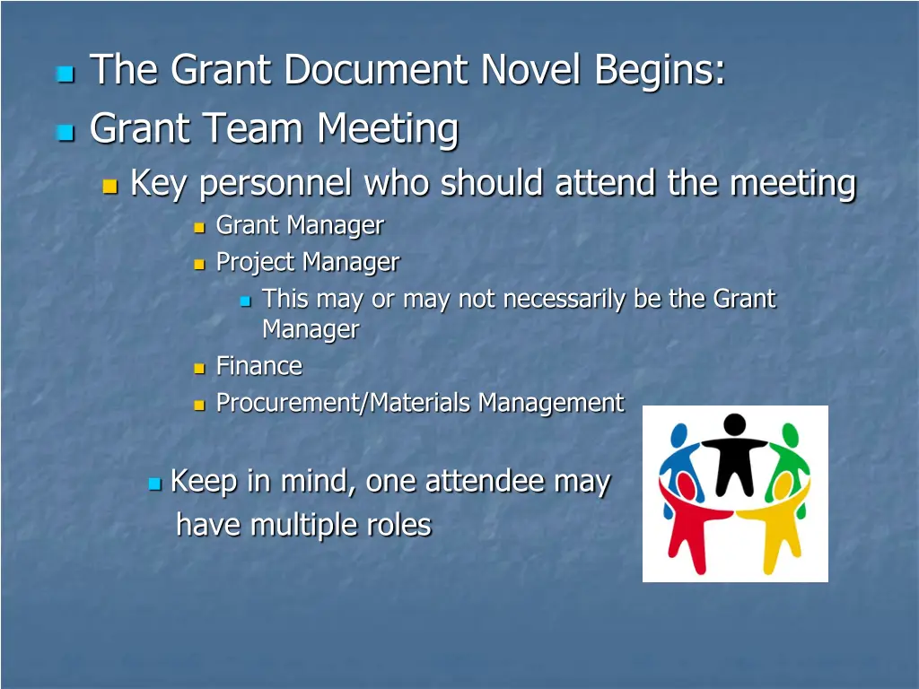 the grant document novel begins grant team