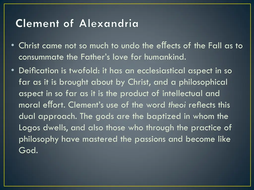 clement of alexandria 5
