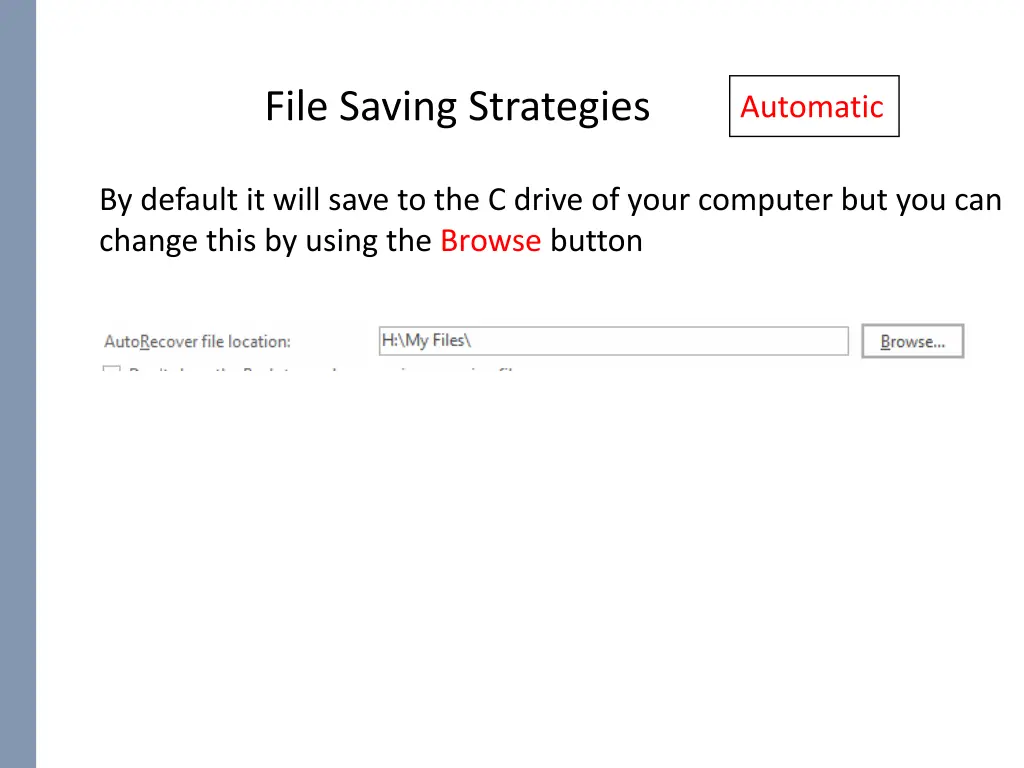 file saving strategies 4