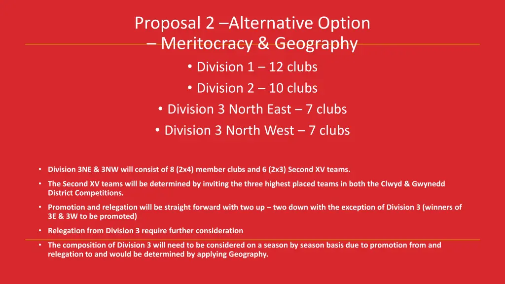 proposal 2 alternative option meritocracy