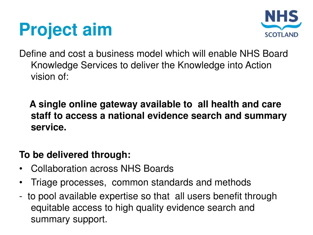 project aim